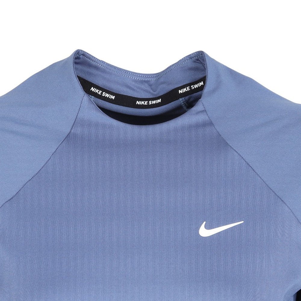 ナイキ（NIKE）（レディース）ラッシュガード エッセンシャル ソリッド ロングスリーブ 長袖 ハイドロガード NESSA386-N097
