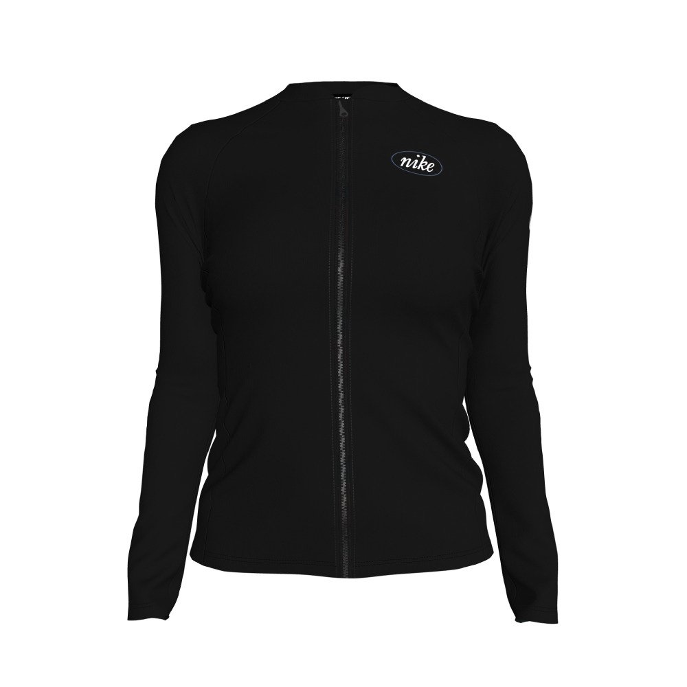 ナイキ（NIKE）（レディース）ラッシュガード エッセンシャル フルジップ 長袖ハイドロガード NESSG322-N001