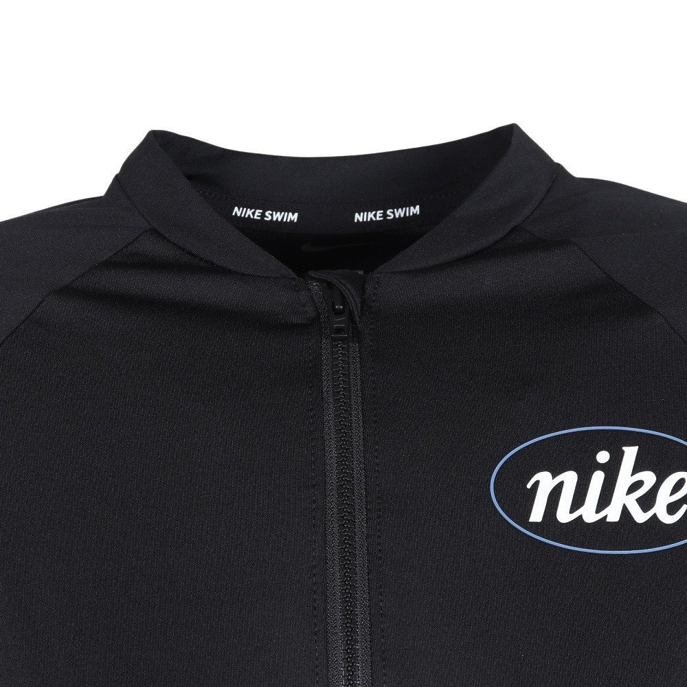 ナイキ（NIKE）（レディース）ラッシュガード エッセンシャル フルジップ 長袖ハイドロガード NESSG322-N001