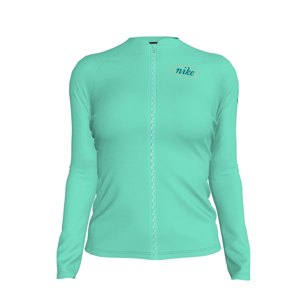 ナイキ（NIKE）（レディース）ラッシュガード エッセンシャル フルジップ 長袖ハイドロガード NESSG322-N468