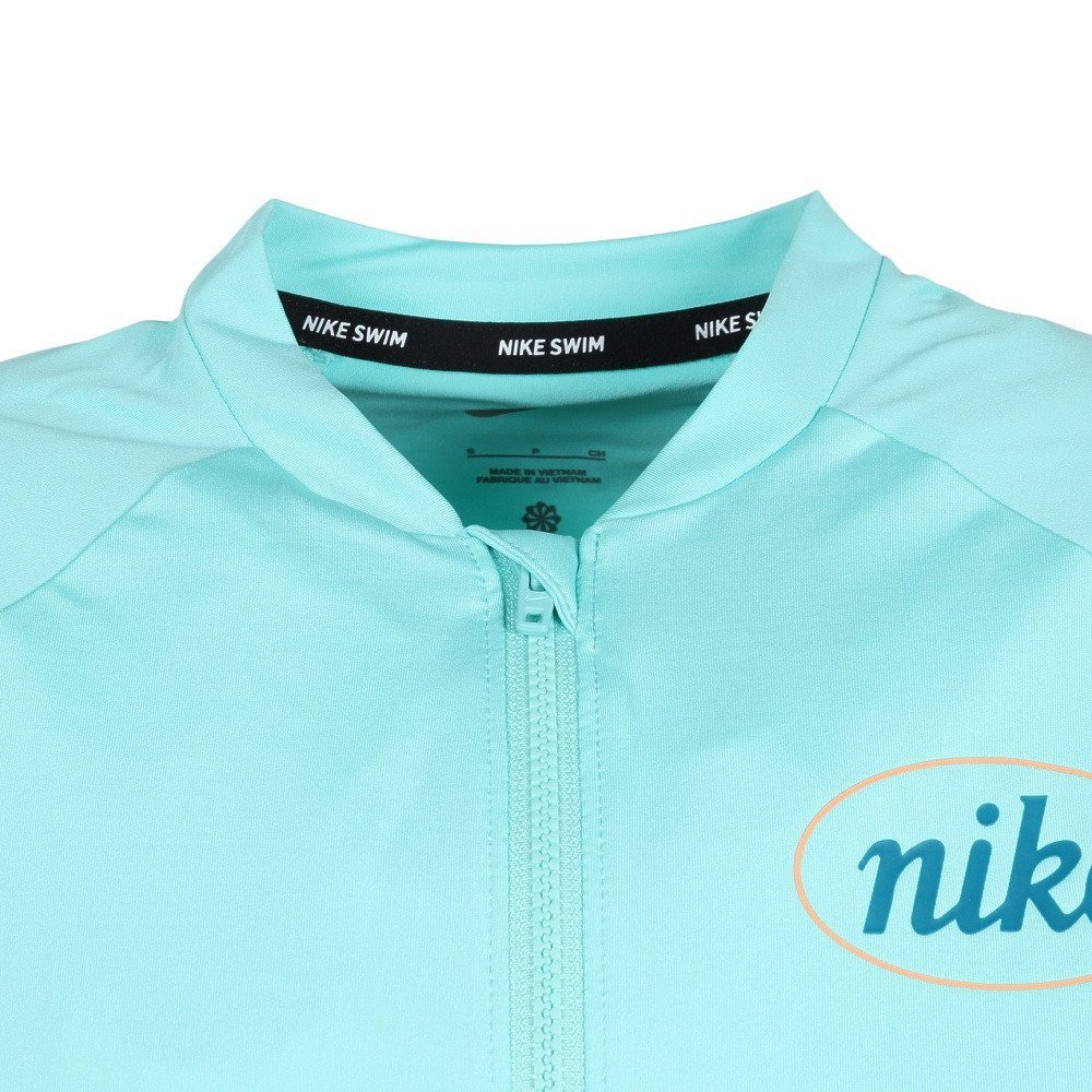 ナイキ（NIKE）（レディース）ラッシュガード エッセンシャル フルジップ 長袖ハイドロガード NESSG322-N468