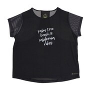 スウィベル（Swivel）（レディース）ラッシュガード 半袖 グラフィックTシャツ ブラック 水陸両用 体型カバー 582SW0DSK5520 BLK