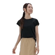 (レディース)ラッシュガード ノースリーブ UVカット 防虫&吸水速乾 フレンチスリーブ 3100130-09