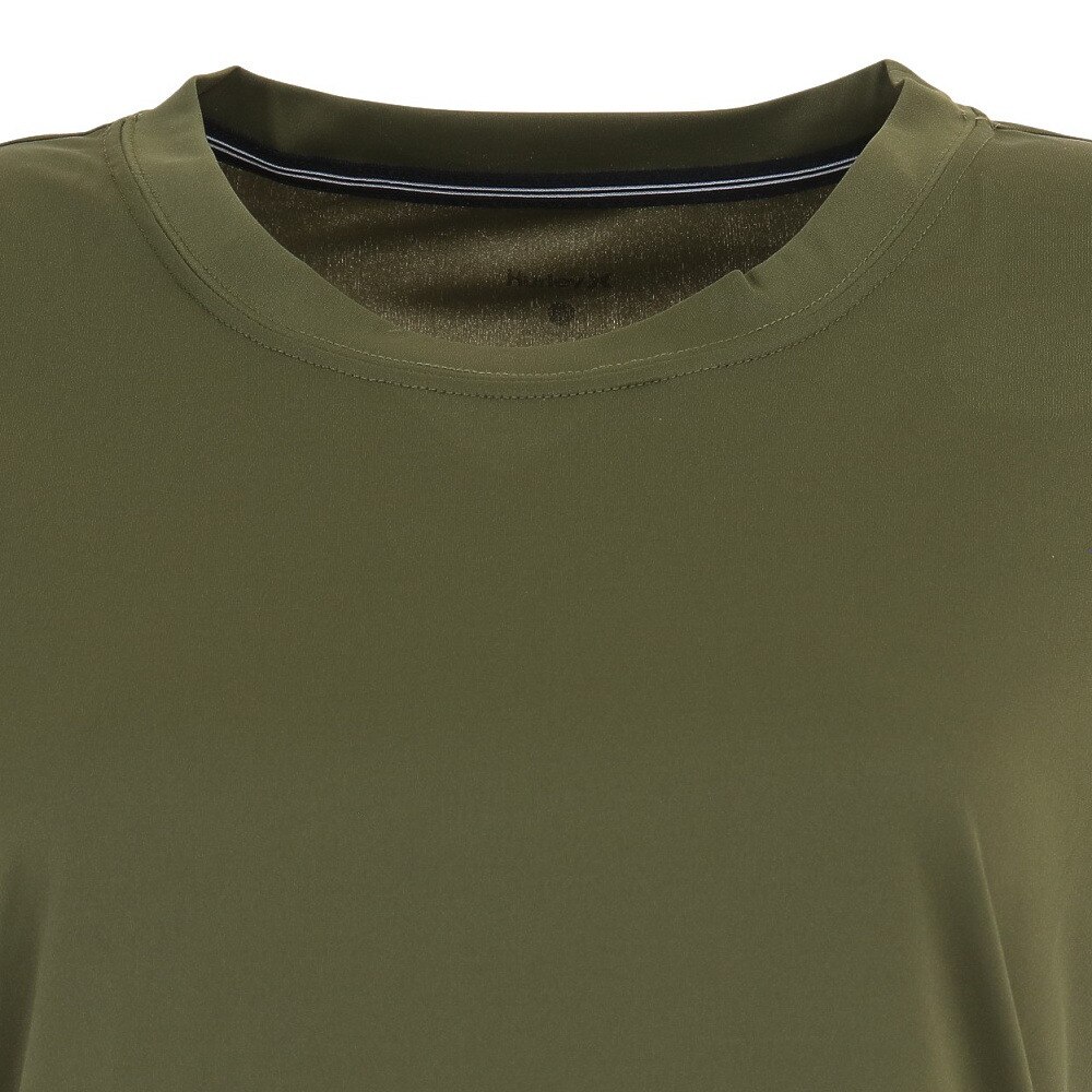 ハーレー（HURLEY）（レディース）ラッシュガード 半袖 Tシャツ レディース カーキ UVカット 紫外線対策 UPF50+ QUICK DRY 941341-395