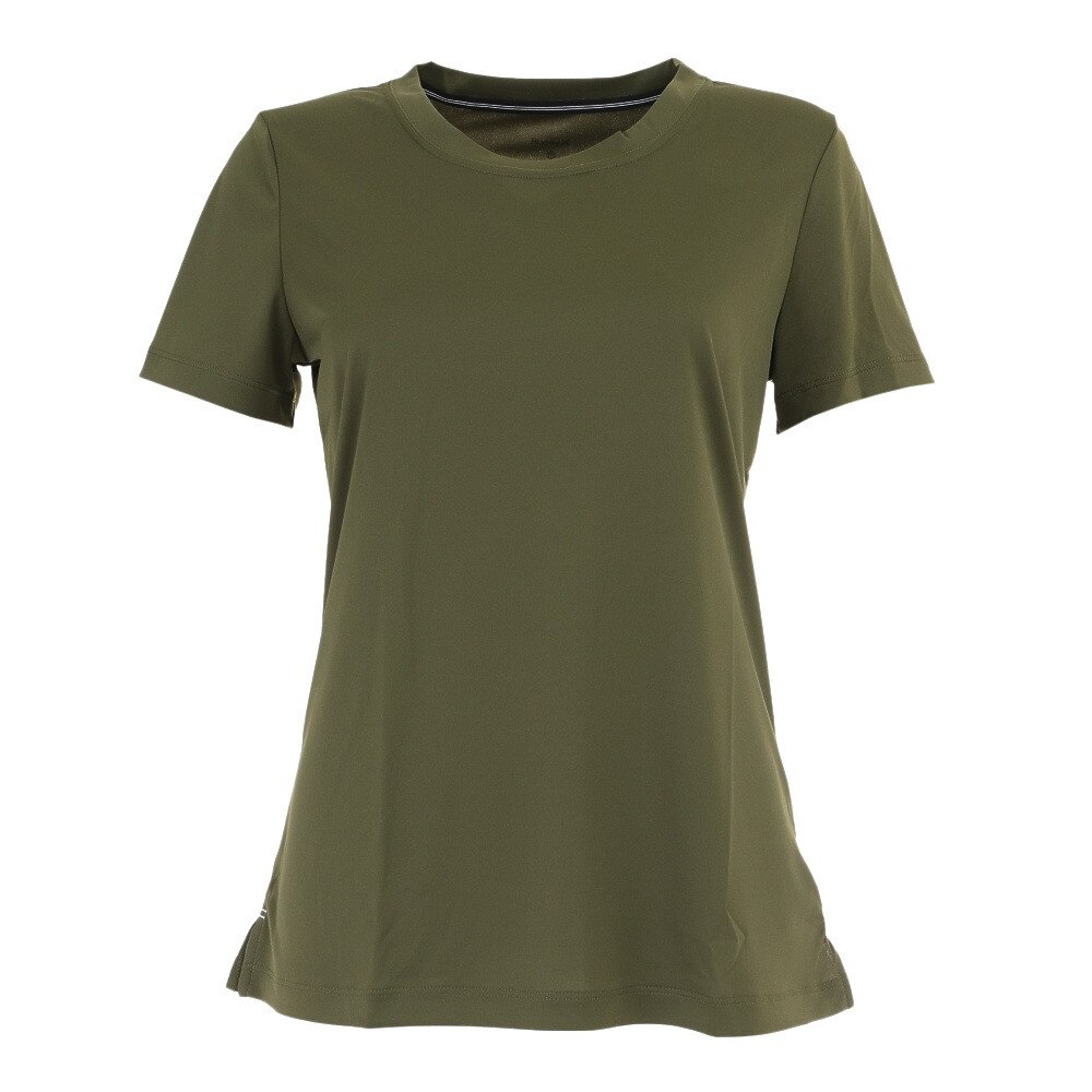 ハーレー（HURLEY）（レディース）ラッシュガード 半袖 Tシャツ レディース カーキ UVカット 紫外線対策 UPF50+ QUICK DRY 941341-395