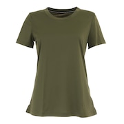 ハーレー(HURLEY)(レディース)ラッシュガード 半袖 Tシャツ レディース カーキ UVカット 紫外線対策 UPF50+ QUICK DRY 941341-395