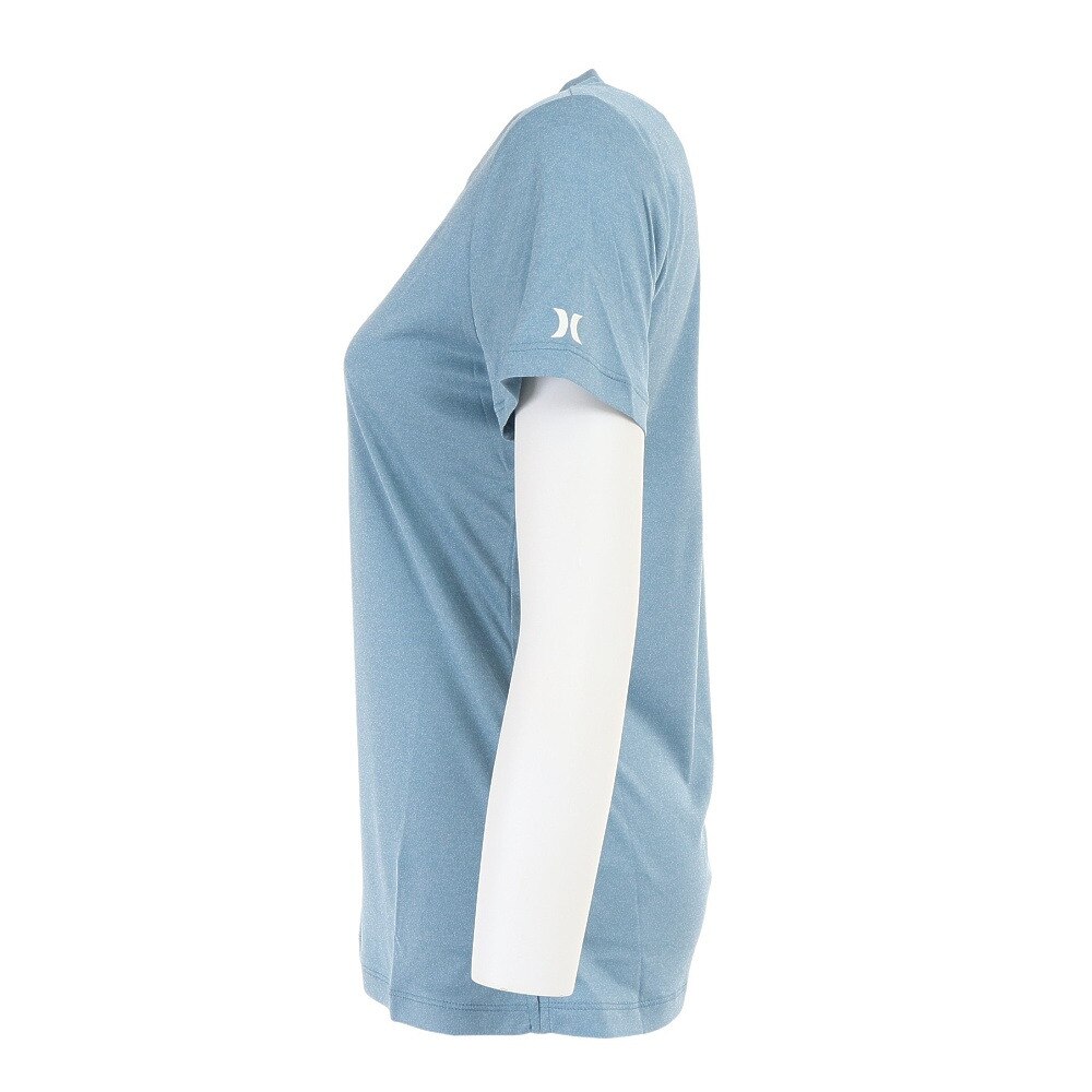 ハーレー（HURLEY）（レディース）ラッシュガード 半袖 Tシャツ レディース ブルー UVカット 紫外線対策 UPF50+ QUICK DRY 941341-424