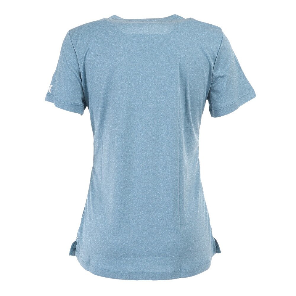 ハーレー（HURLEY）（レディース）ラッシュガード 半袖 Tシャツ レディース ブルー UVカット 紫外線対策 UPF50+ QUICK DRY 941341-424
