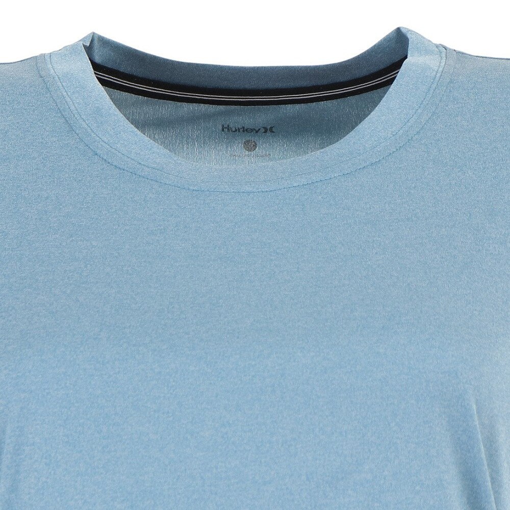 ハーレー（HURLEY）（レディース）ラッシュガード 半袖 Tシャツ レディース ブルー UVカット 紫外線対策 UPF50+ QUICK DRY 941341-424