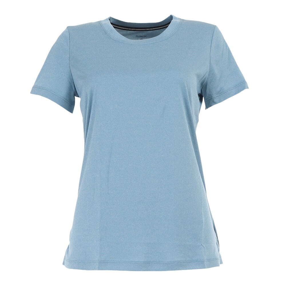 ハーレー（HURLEY）（レディース）ラッシュガード 半袖 Tシャツ レディース ブルー UVカット 紫外線対策 UPF50+ QUICK DRY 941341-424