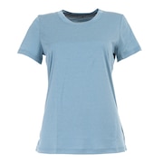 ハーレー(HURLEY)(レディース)ラッシュガード 半袖 Tシャツ レディース ブルー UVカット 紫外線対策 UPF50+ QUICK DRY 941341-424