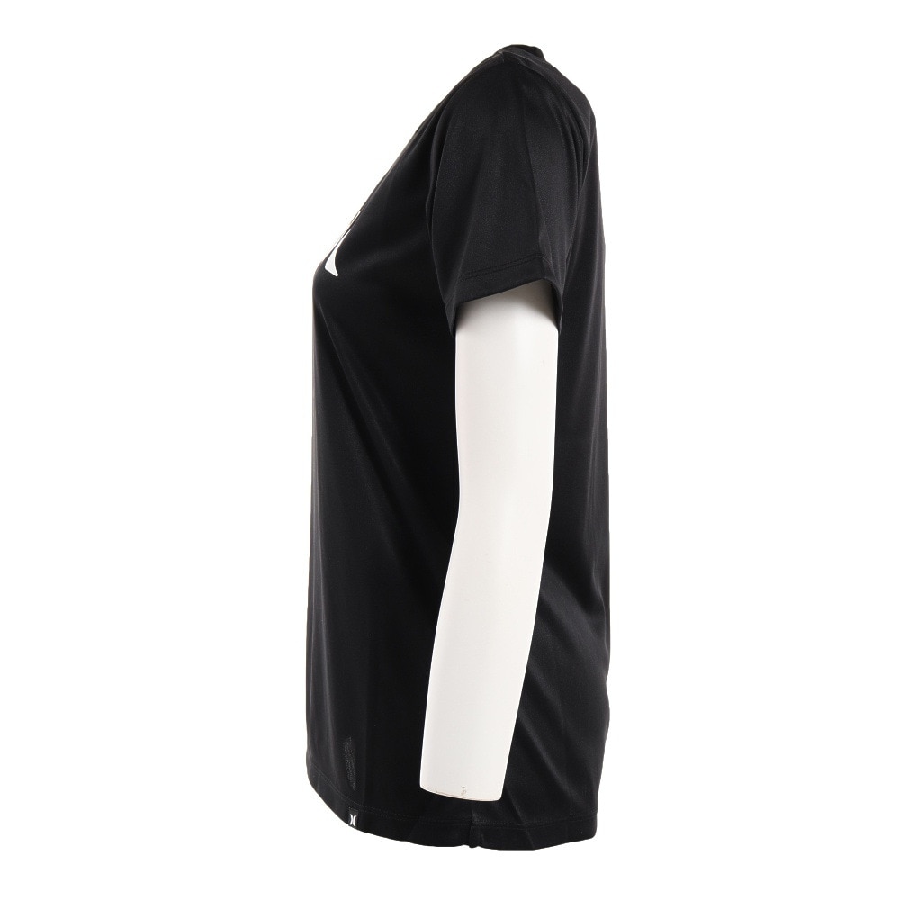 ハーレー（HURLEY）（レディース）ラッシュガード 半袖 Tシャツ レディース ONE AND ONLY WRG2100004-BLK ブラック UVカット 紫外線対策 UPF50+