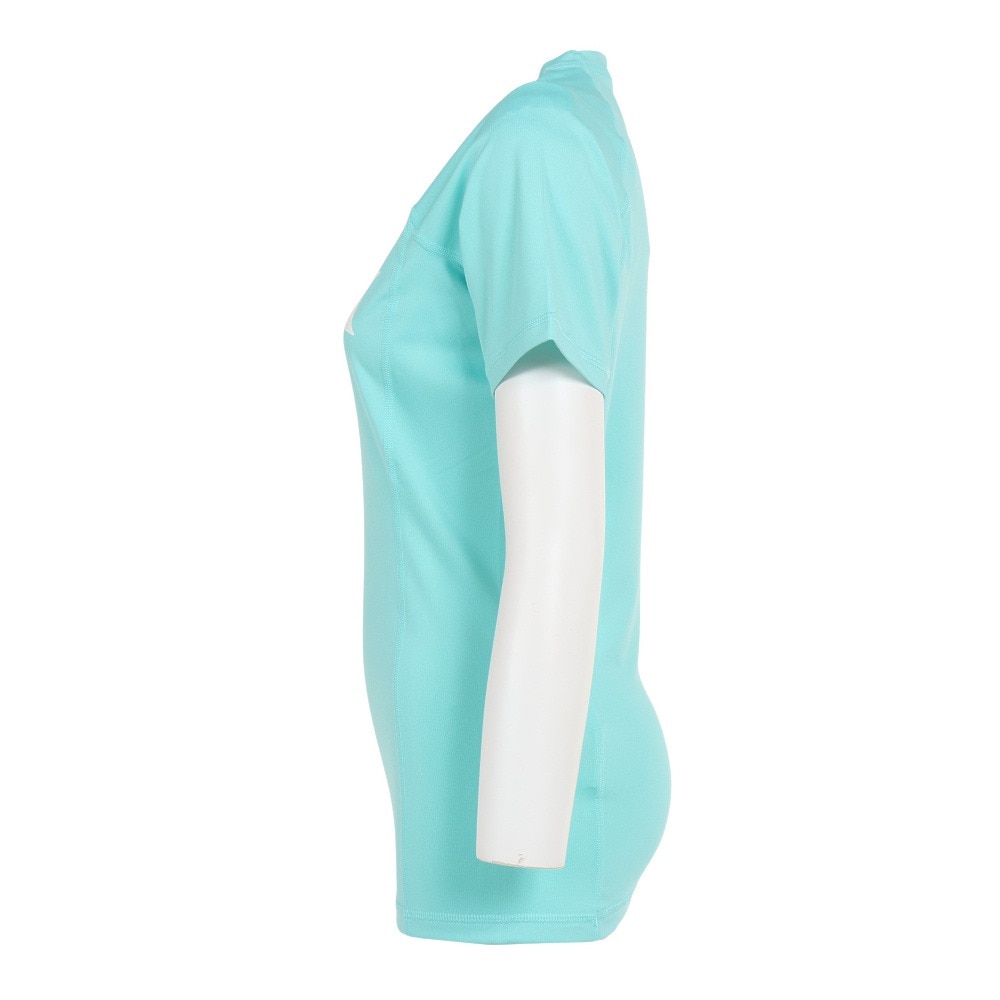 ハーレー（HURLEY）（レディース）ラッシュガード 半袖 Tシャツ レディース OAO 22 CJ7780-437 ミント UVカット 紫外線対策  UPF50+ マリン、ウィンタースポーツ用品はヴィクトリア