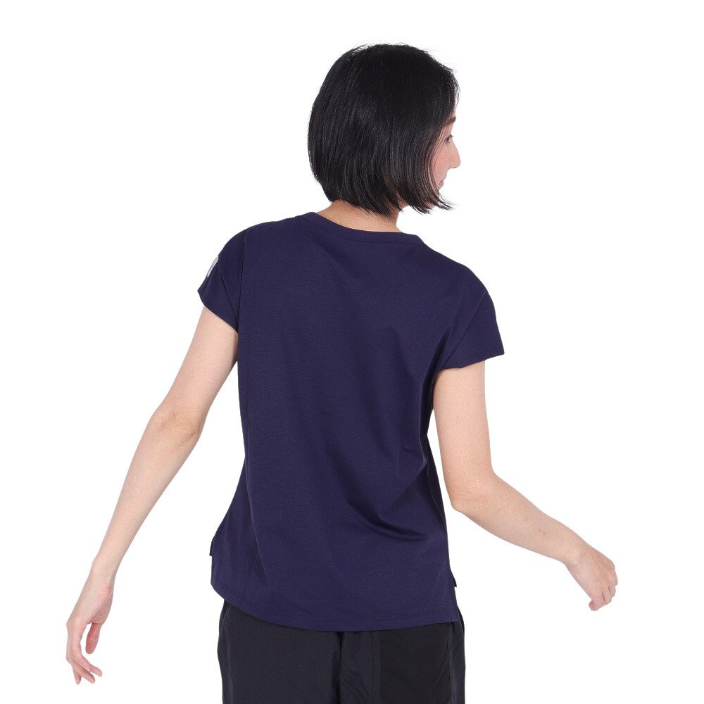 フットマーク（FOOTMARK）（レディース）ラッシュガード 半袖 フレンチスリーブ Tシャツ 3100130-19 UVカット 水陸両用 虫よけ
