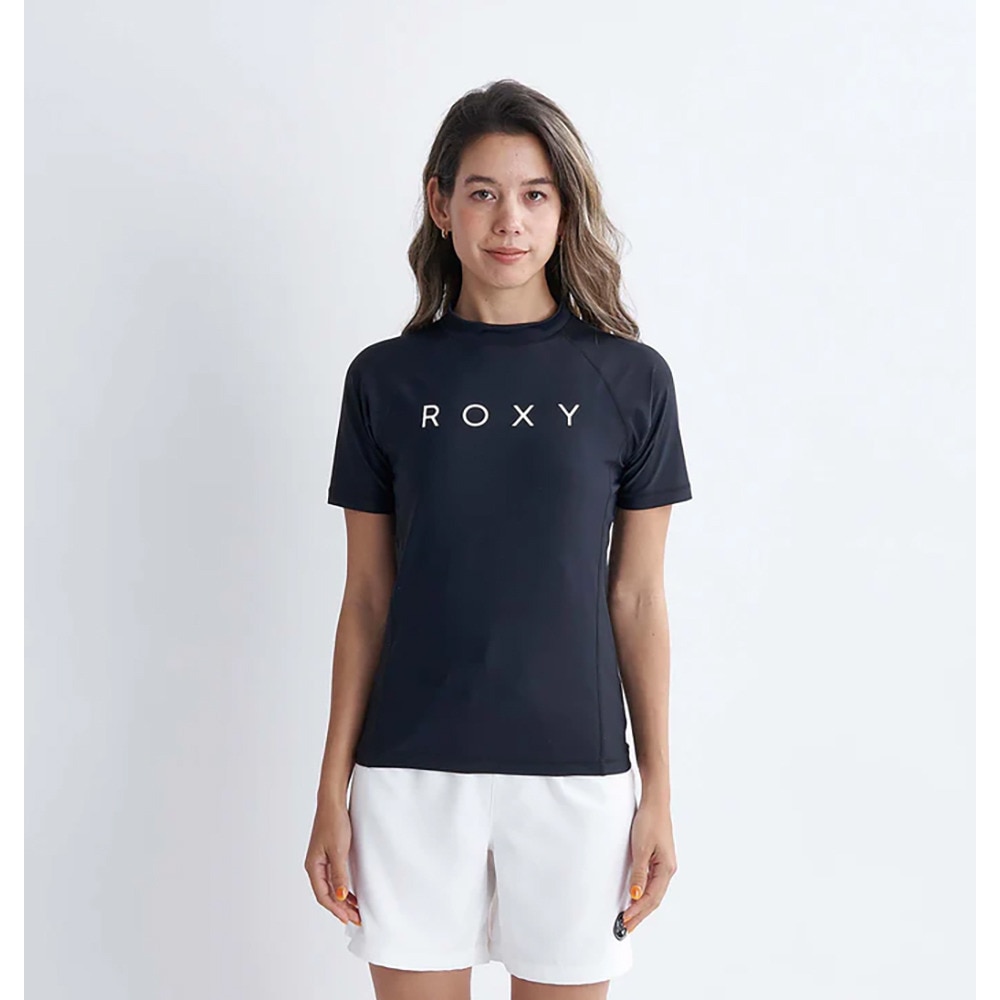 ロキシー（ROXY）（レディース）ラッシュガード 半袖 RASHIE ショートスリーブ 半袖ラッシュガード 25SPRLY245035BLK