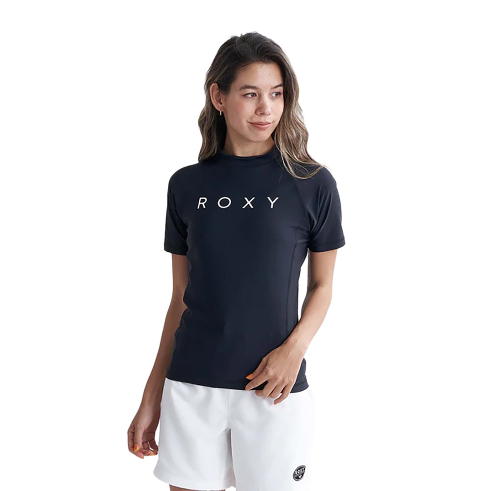 ロキシー（ROXY）（レディース）ラッシュガード 半袖 RASHIE ショートスリーブ 半袖ラッシュガード 25SPRLY245035BLK