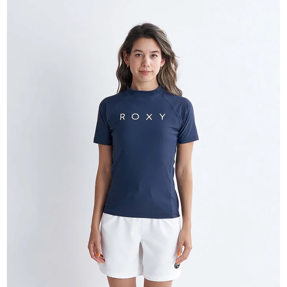 ロキシー（ROXY）（レディース）ラッシュガード 半袖 RASHIE ショートスリーブ 半袖ラッシュガード 25SPRLY245035NVY