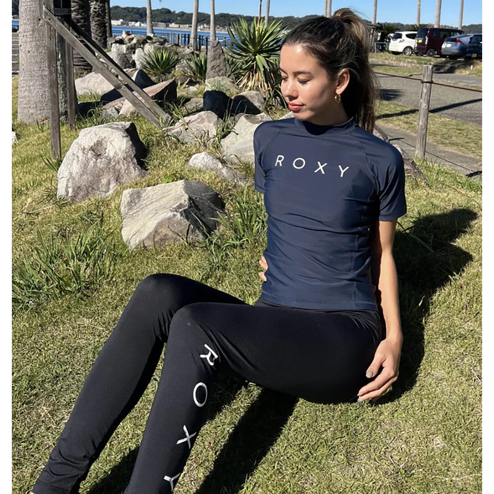 ロキシー（ROXY）（レディース）ラッシュガード 半袖 RASHIE ショートスリーブ 半袖ラッシュガード 25SPRLY245035NVY