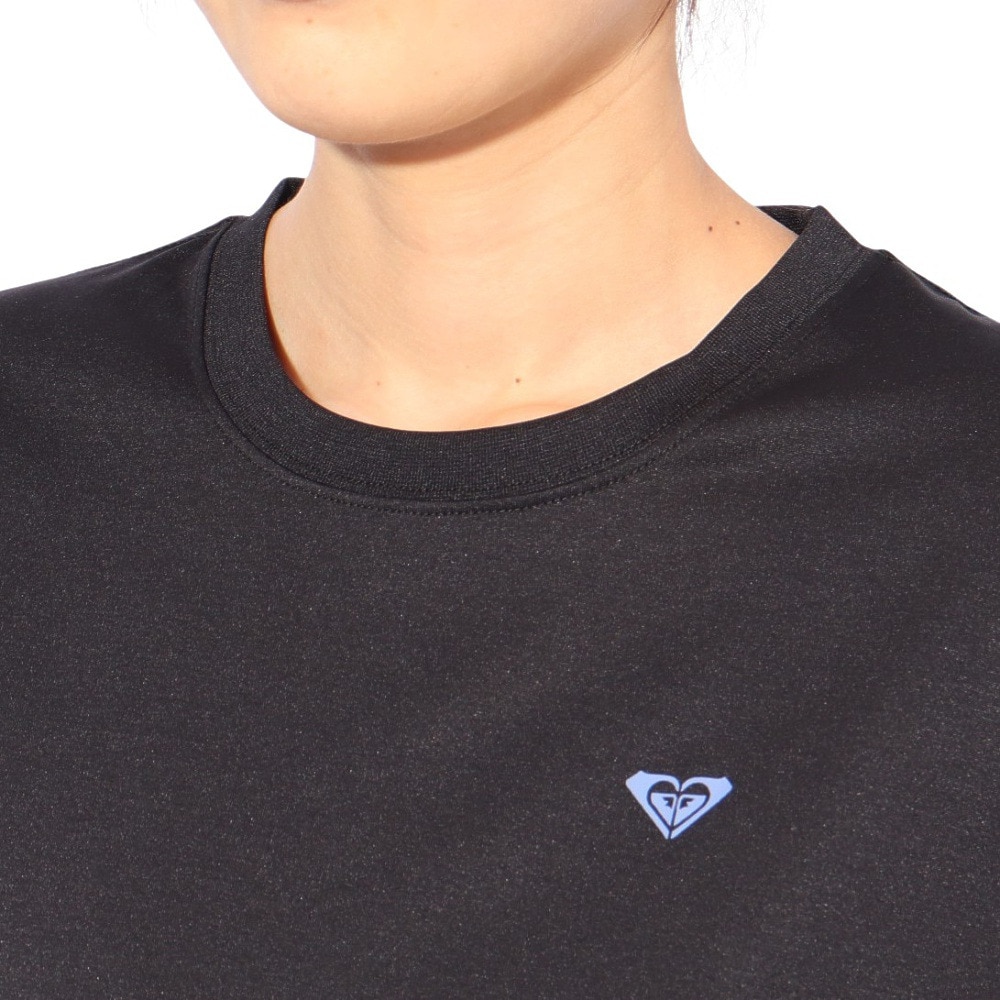 ロキシー（ROXY）（レディース）ラッシュガード 半袖 HISTORICAL ロゴ ラッシュTシャツ 25SPRLY251037BLK
