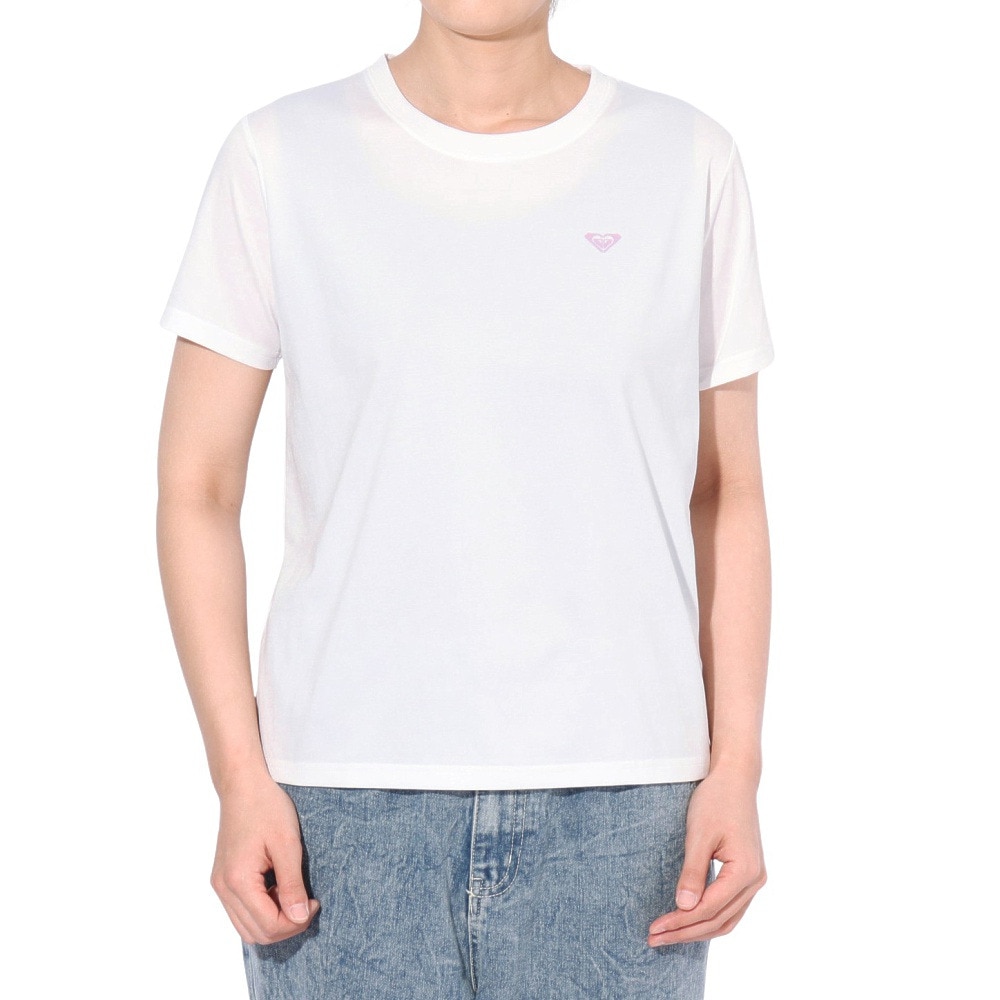 ロキシー（ROXY）（レディース）ラッシュガード 半袖 HISTORICAL LOGO ラッシュTシャツ 25SPRLY251037WHT