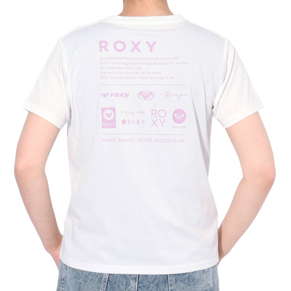 ロキシー（ROXY）（レディース）ラッシュガード 半袖 HISTORICAL LOGO ラッシュTシャツ 25SPRLY251037WHT