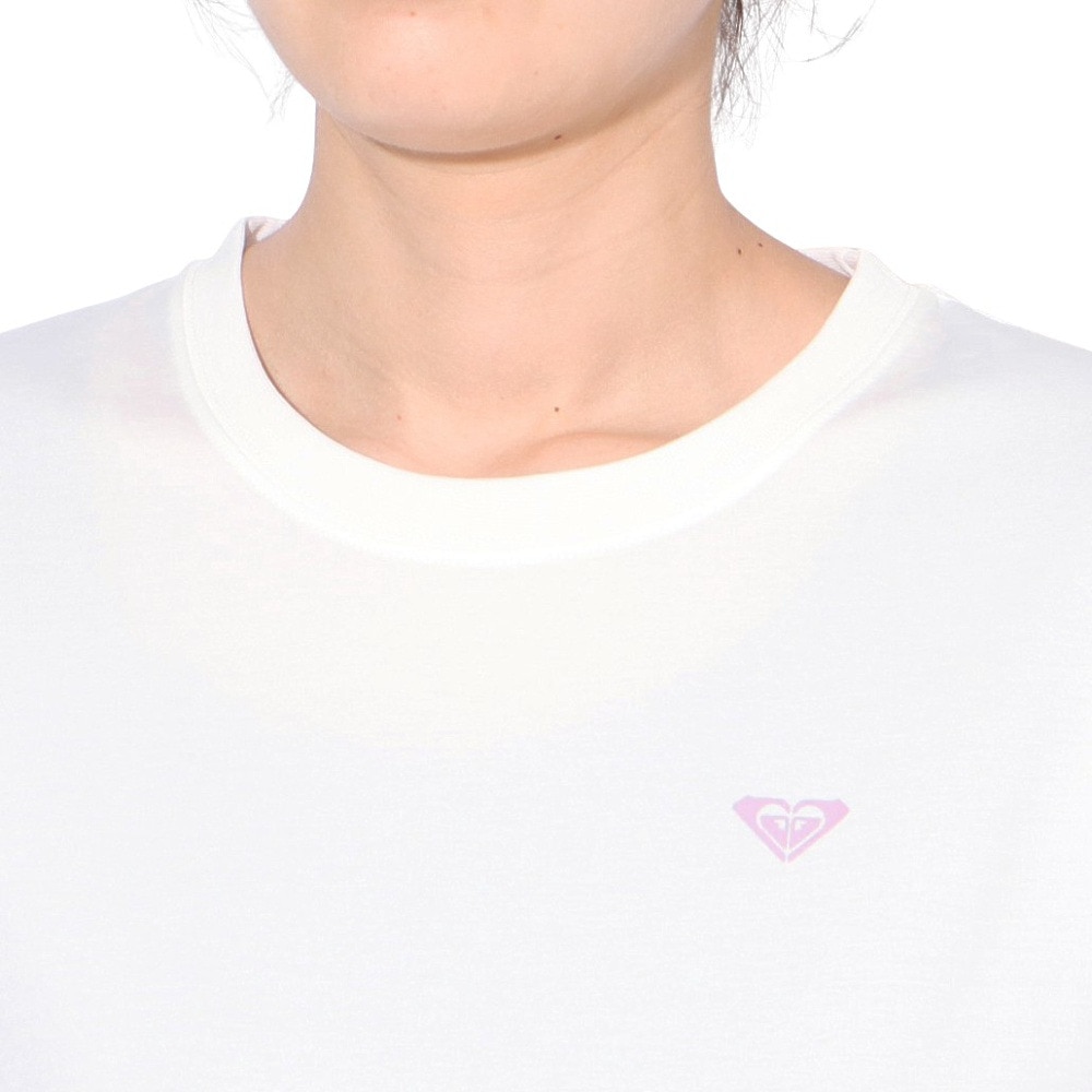 ロキシー（ROXY）（レディース）ラッシュガード 半袖 HISTORICAL LOGO ラッシュTシャツ 25SPRLY251037WHT