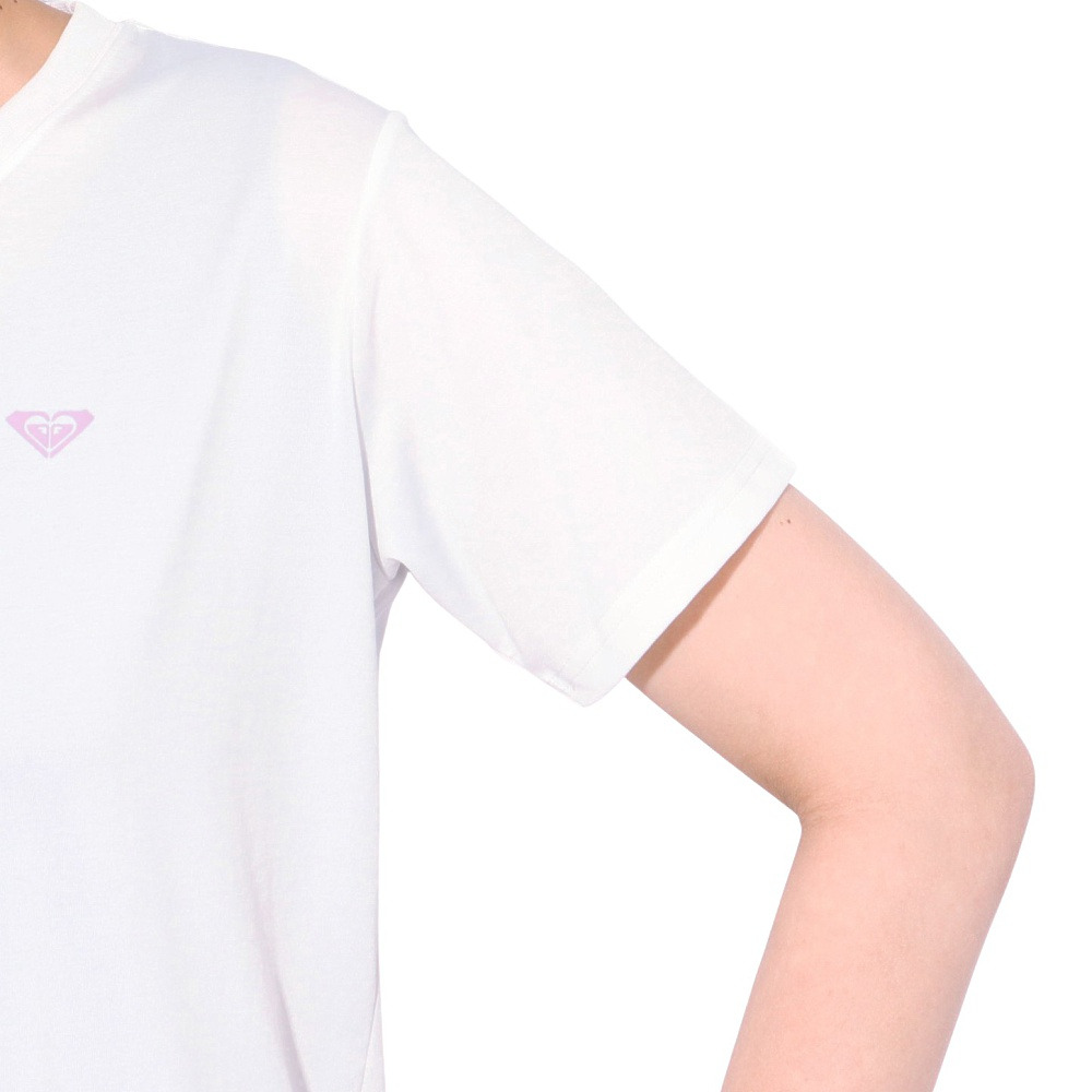 ロキシー（ROXY）（レディース）ラッシュガード 半袖 HISTORICAL LOGO ラッシュTシャツ 25SPRLY251037WHT