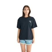 (レディース)ラッシュガード 半袖Tシャツ HISTORICAL LOGO LINE 25SURLY252020BLK