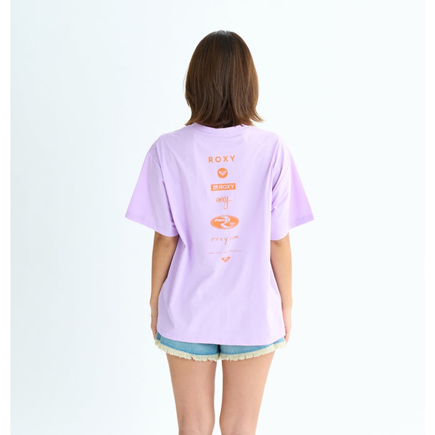 ロキシー（ROXY）（レディース）ラッシュガード 半袖Tシャツ HISTORICAL LOGO LINE 25SURLY252020LAV