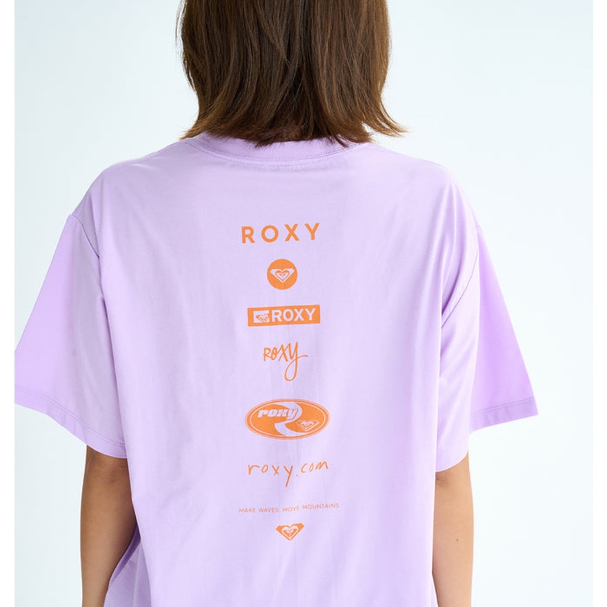 ロキシー（ROXY）（レディース）ラッシュガード 半袖Tシャツ HISTORICAL LOGO LINE 25SURLY252020LAV