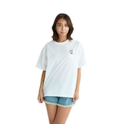 (レディース)ラッシュガード 半袖Tシャツ HISTORICAL LOGO LINE 25SURLY252020WHT