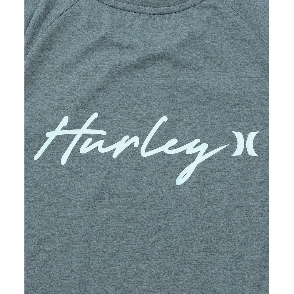 ハーレー（HURLEY）（レディース）ラッシュガード 半袖 ファントム クルーシブ ロゴ WSRG261006-PRB