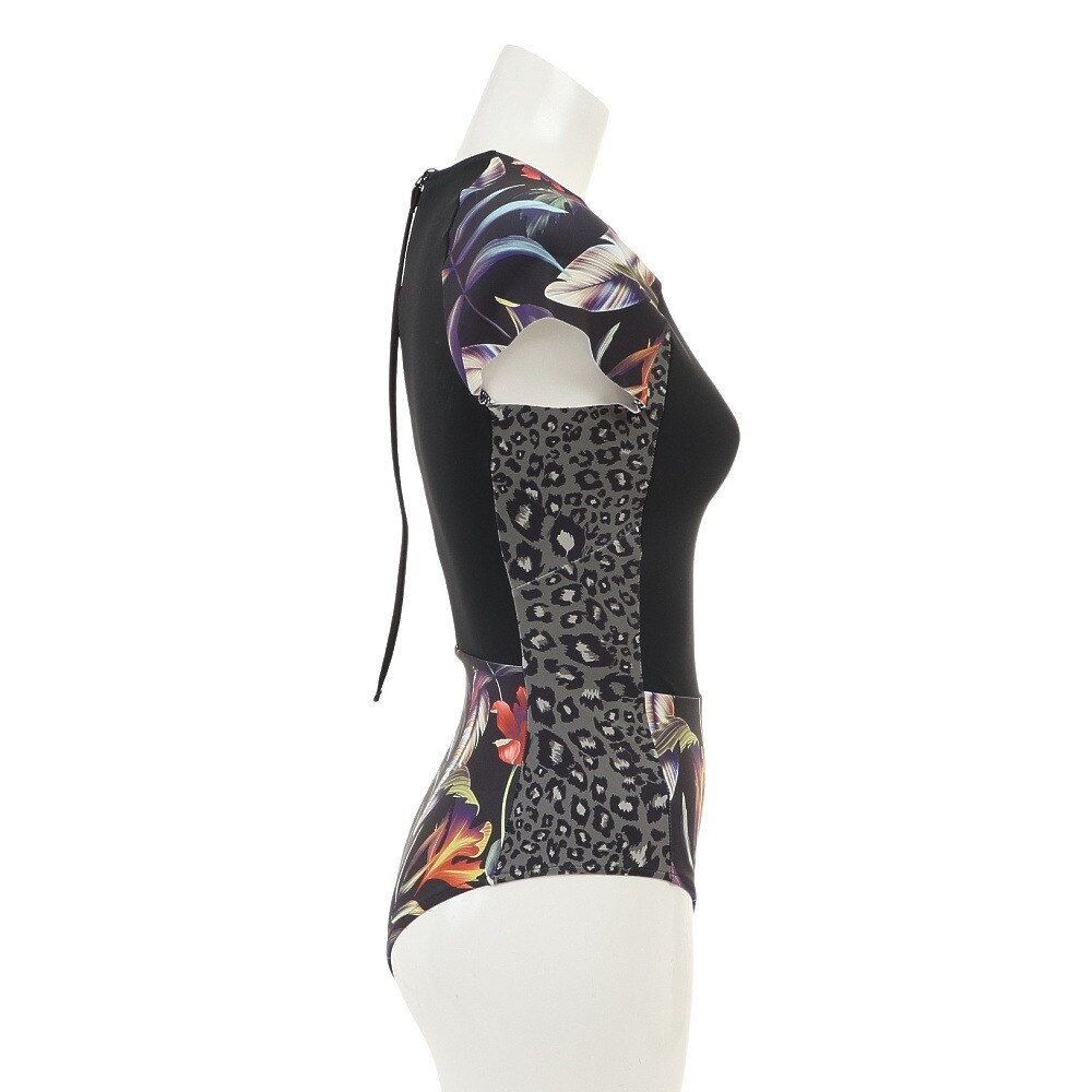 ハーレー（HURLEY）（レディース）水着 ラッシュガード オールインワン UVカット UPF50+ 速乾 FLANIMAL AV0801-010
