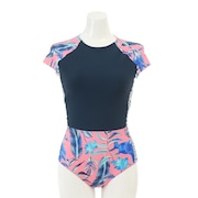 ハーレー(HURLEY)(レディース)水着 ラッシュガード オールインワン UVカット UPF50+ 速乾 FLANIMAL AV0801-628