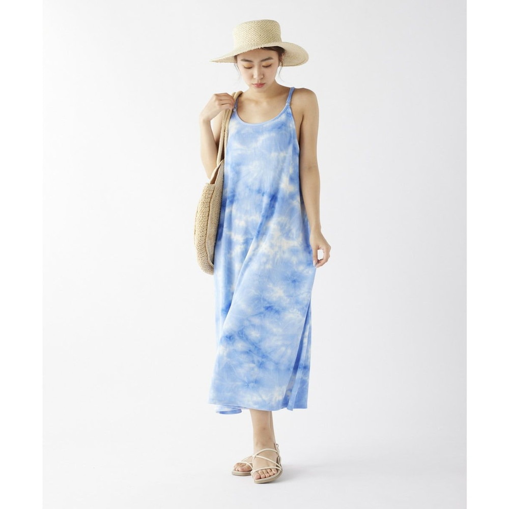 オーシャンパシフィック（Ocean Pacific）（レディース）水着 ラッシュガード オールインワン キャミワンピース UVカット 水陸両用 ブルー 522481-BLU