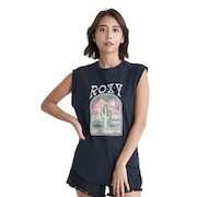 (レディース)ラッシュガード ノースリーブ SUCCULENT PARADISE S/L RASH 24SURLY242014BBK