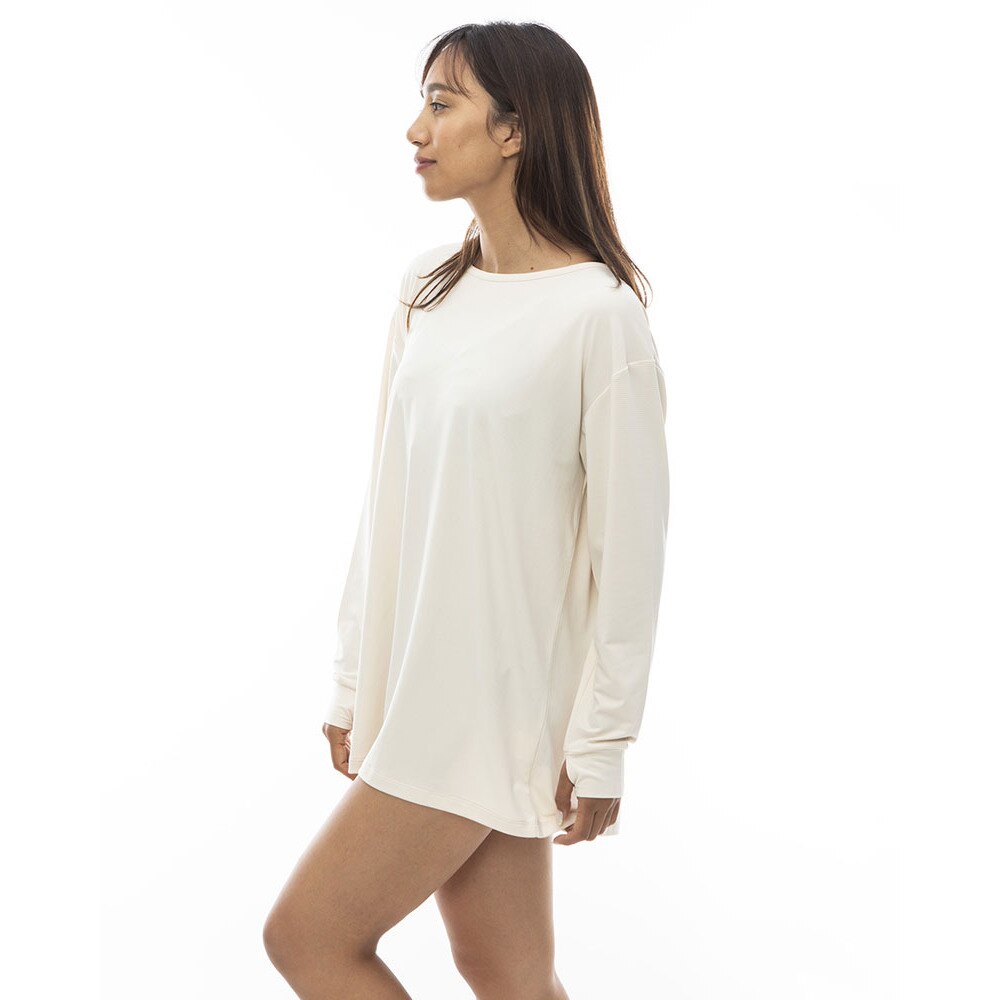 ビラボン（BILLABONG）（レディース）ラッシュガード 長袖 BACK OPEN 4WAY ラッシュロンT BE013868 WCP