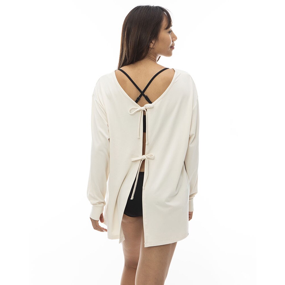 ビラボン（BILLABONG）（レディース）ラッシュガード 長袖 BACK OPEN 4WAY ラッシュロンT BE013868 WCP