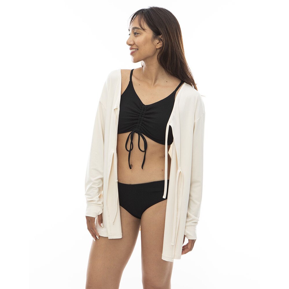 ビラボン（BILLABONG）（レディース）ラッシュガード 長袖 BACK OPEN 4WAY ラッシュロンT BE013868 WCP