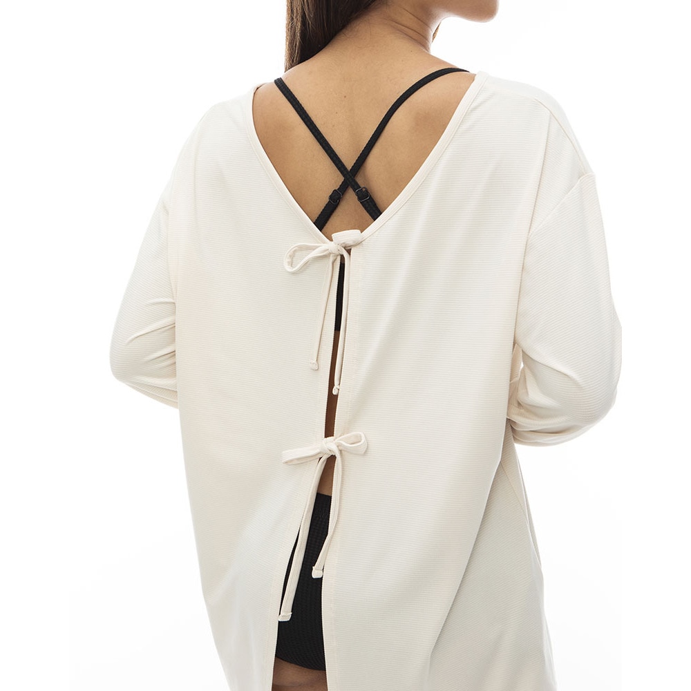 ビラボン（BILLABONG）（レディース）ラッシュガード 長袖 BACK OPEN 4WAY ラッシュロンT BE013868 WCP
