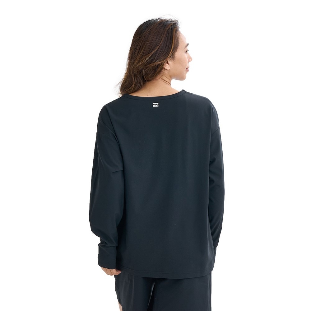 ビラボン（BILLABONG）（レディース）ラッシュガード 長袖Tシャツ BF01C868 BLK