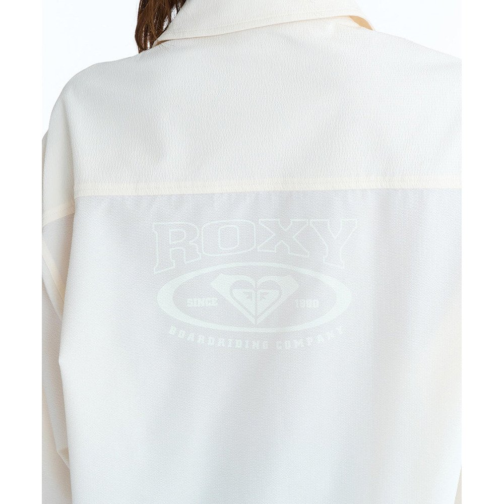 ロキシー（ROXY）（レディース）シアサッカー ラッシュシャツ 水陸両用 26SPRLY261024WHT