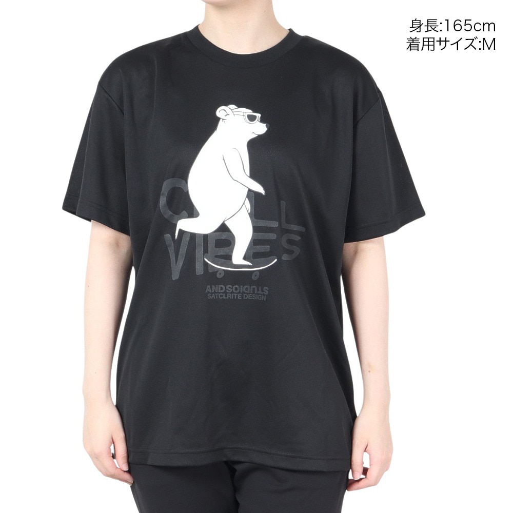 スコープ ドッグ 236（SCOPEDOG236）（レディース）ラッシュガード BEACH CRUISER 半袖Tシャツ ASBCTCW-BLK