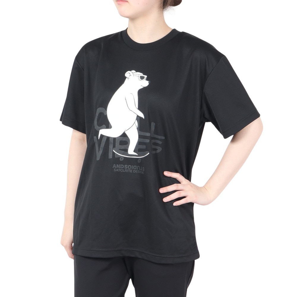 スコープ ドッグ 236（SCOPEDOG236）（レディース）ラッシュガード BEACH CRUISER 半袖Tシャツ ASBCTCW-BLK