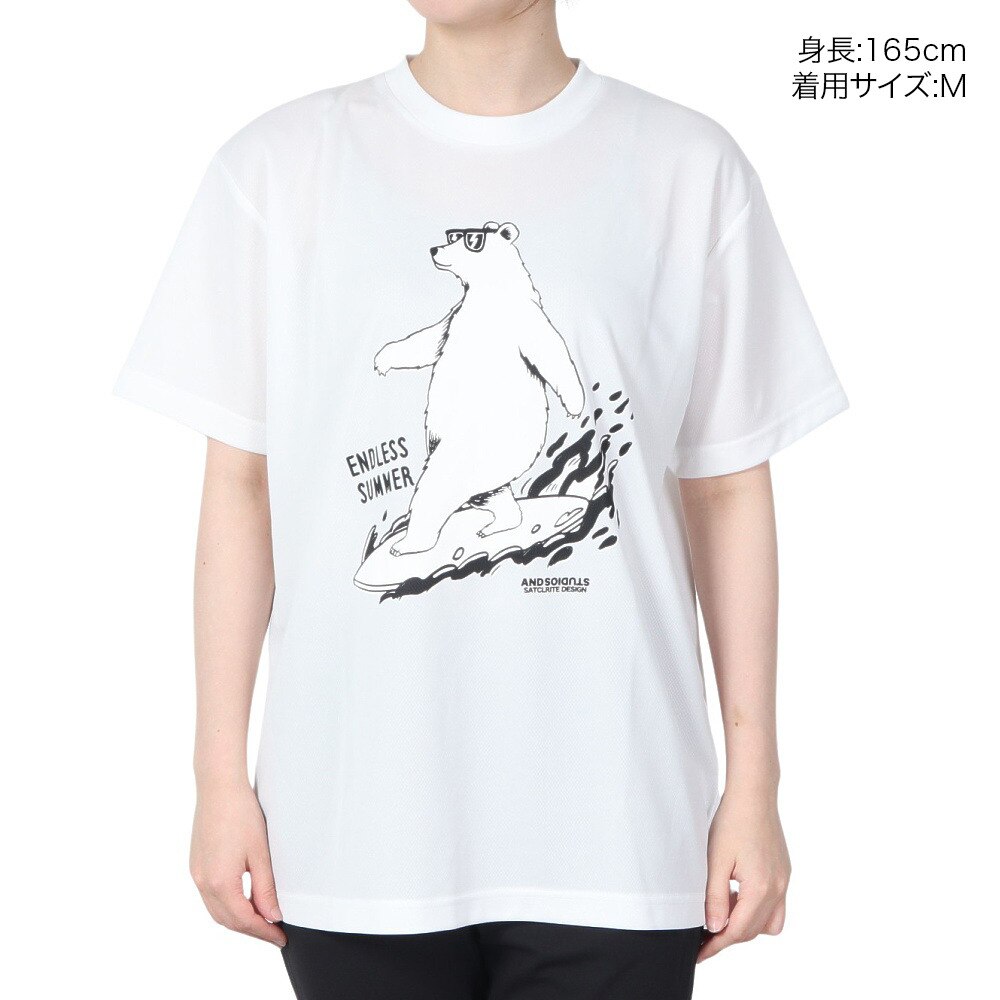 スコープ ドッグ 236（SCOPEDOG236）（レディース）ラッシュガード BEACH CRUISER 半袖Tシャツ ASBCTKW-WHT