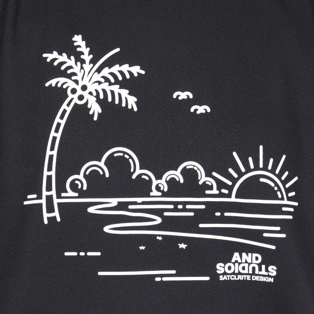 スコープ ドッグ 236（SCOPEDOG236）（レディース）ラッシュガード BEACH CRUISER 半袖Tシャツ ASBCTS2W-BLK