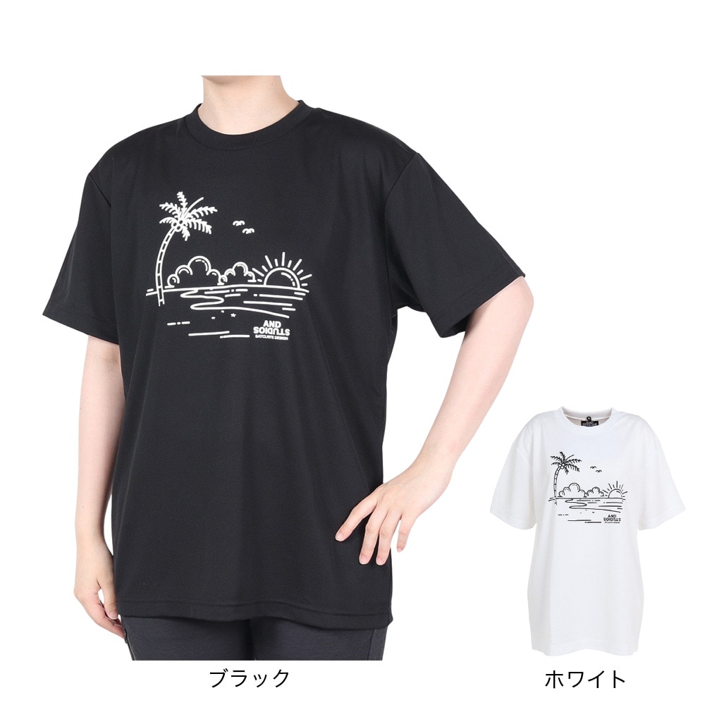 スコープ ドッグ 236（SCOPEDOG236）（レディース）ラッシュガード BEACH CRUISER 半袖Tシャツ ASBCTS2W-WHT