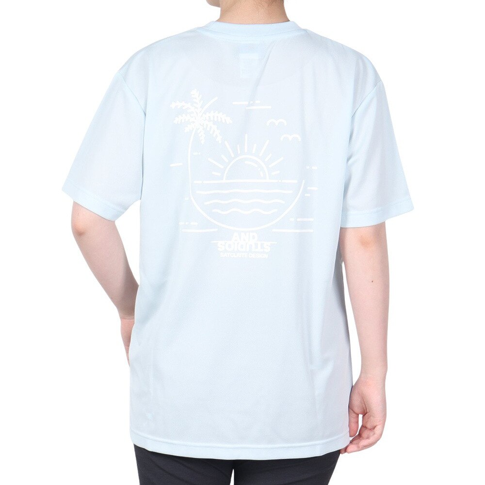SCOPEDOG236（レディース）ラッシュガード BEACH CRUISER 半袖Tシャツ ASBCTS2W-LBL