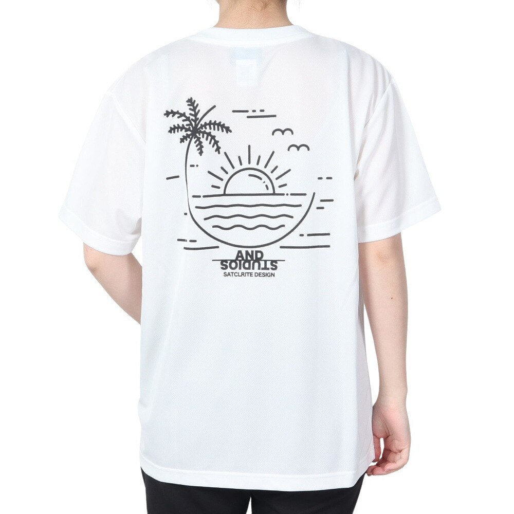 スコープ ドッグ 236（SCOPEDOG236）（レディース）ラッシュガード BEACH CRUISER 半袖Tシャツ ASBCTS2W-WHT