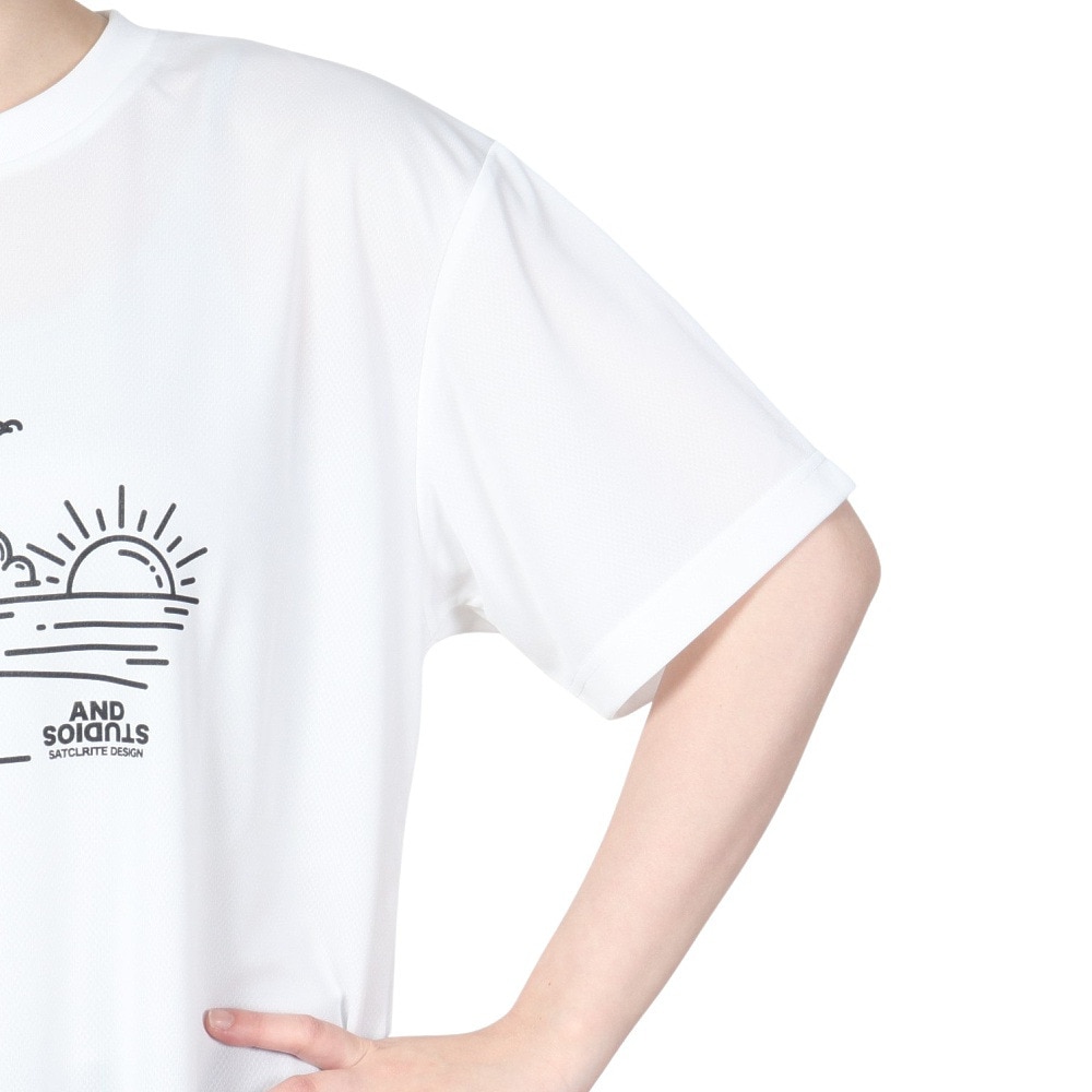 スコープ ドッグ 236（SCOPEDOG236）（レディース）ラッシュガード BEACH CRUISER 半袖Tシャツ ASBCTS2W-WHT